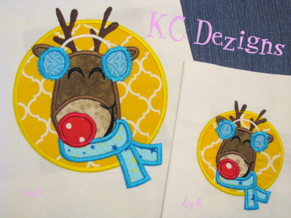 A Craft Fair Review of the Christmas Rudolph Circle Applique