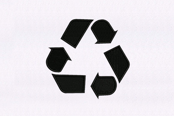 A Designer's Review of the Arrows Recycle Symbol Embroidery Design