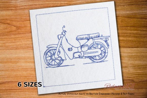 A Professional Review of the Super Cub Embroidery Design for Small Business Merch