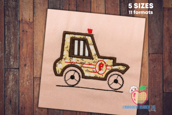 A Professional's Take on the Police Car Applique for Kids