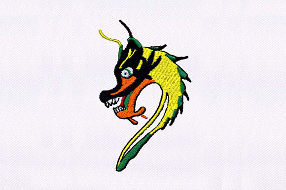 An Embroidery Designer Reviews the Angry Dragon Holiday Design