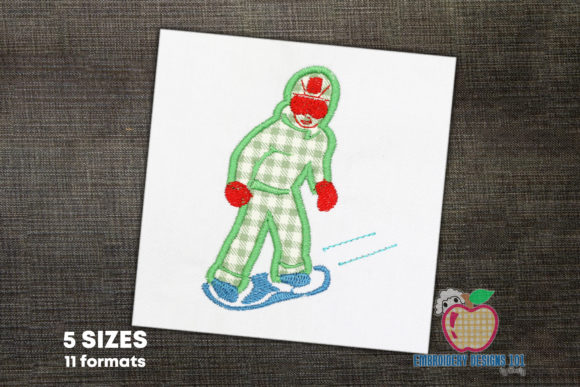 Boy on Snowboard: A Professional Design Review for Merchandise & Branding