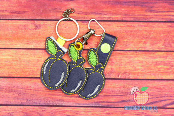 Damson Fruit Keyfob Design for Boutique Sweatshirts