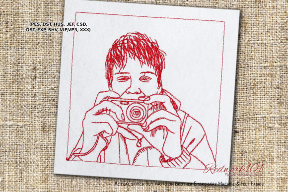 Digital Camera Photography: A Redwork Embroidery Review