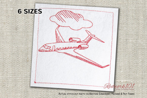 Gulfstream G500 Redwork: A Niche Embroidery Asset