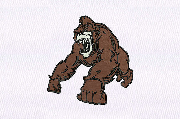 Mountain Gorilla Embroidery: A Powerful Design for Real Projects