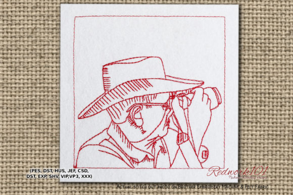 Photographer with Hat Embroidery Design Review
