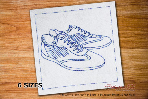 Pilot Shoes Bluework Embroidery Design Review
