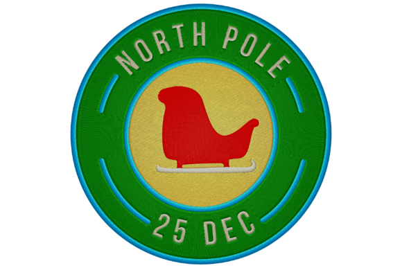Putting the North Pole Post Stamp Embroidery Design to the Test
