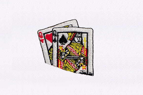 Queen of Hearts Embroidery Design: A Craft Fair Standout
