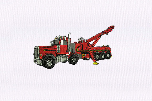 Red Crane Truck Embroidery Design Review