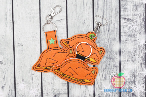 Roasted Turkey Keyfob: A Holiday Embroidery Designer's Review