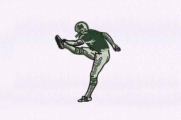 The Energetic Football Player: A Boutique Sweatshirt Embroidery Review
